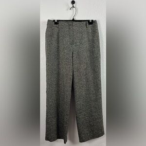 Talbots Women’s Italian Fabric Multicolor Tweed Fabric Trouser Sz 8 Wide Leg